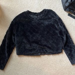 Super warm fluffy sweater from Zara.
